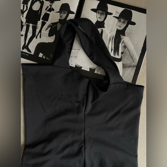 Abercrombie & Fitch Seamless Square Neck Bodysuit In Black Size M - Picture 9 of 10